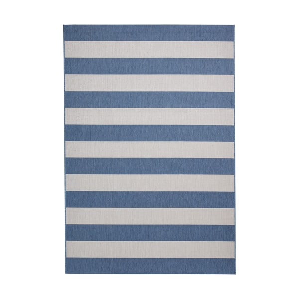 Tappeto per esterni blu/beige 290x200 cm Santa Monica - Think Rugs