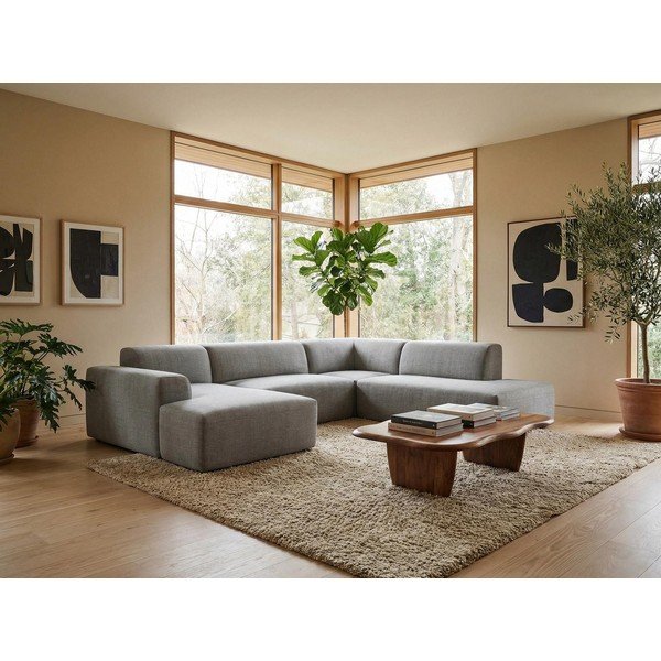 Poggiapiedi color terracotta Keli – Makamii-image-1