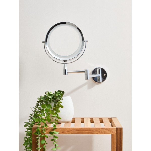 Specchio per make-up con illuminazione/con ingrandimento (con ingrandimento 2x) 18x29 cm Cassini – Premier Housewares-image-1