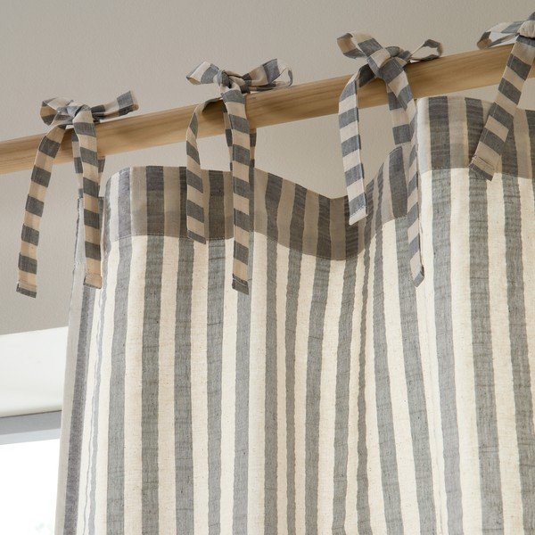 Tenda grigia 140x183 cm Zanzibar Woven Stripe – Pineapple Elephant-image-2