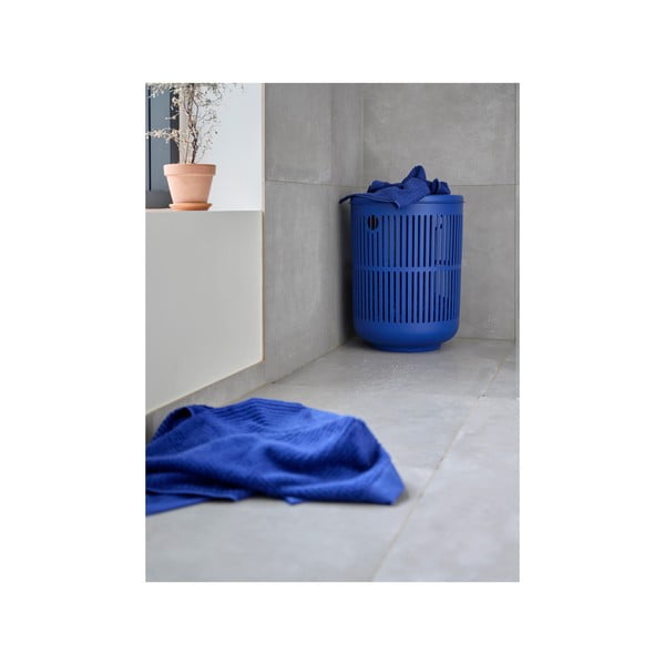 Asciugamano in cotone blu 70x140 cm Indigo - Zone-image-3