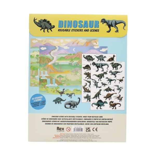 Set da gioco creativo con dinosauri Prehistoric Land - Rex London-image-3