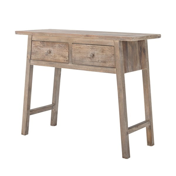 Consolle in legno di pino di colore naturale 40x100 cm Camden - Bloomingville-image-4