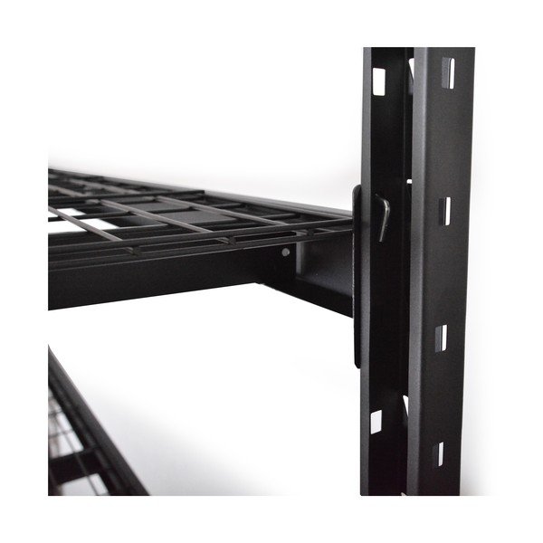 Portaoggetti in metallo nero 196x183 cm - Rojaplast-image-2