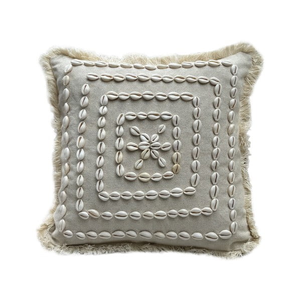 Federa decorativa in cotone 43x43 cm Seashells – Mioli Decor