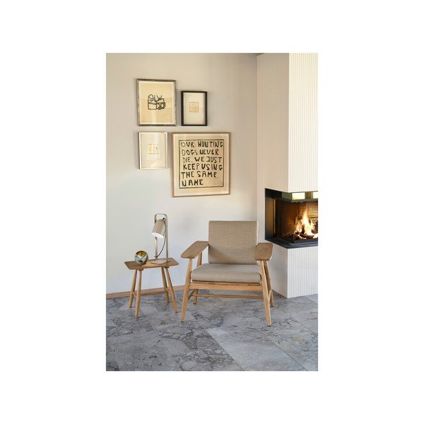 Lampada da tavolo beige (altezza 45 cm) Nesvik - Villa Collection-image-2