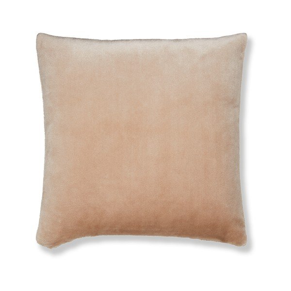 Světle béžový povlak na polštář Catherine Lansfield Basic Cuddly, 55 x 55 cm