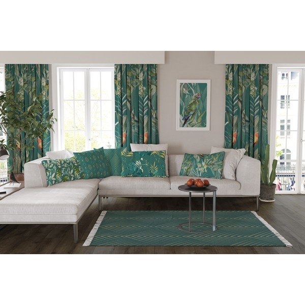 Tenda verde Uccelli, 140 x 270 cm Jungle - Mike & Co. NEW YORK-image-1