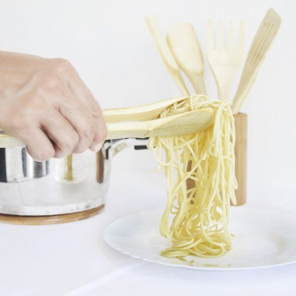 Set di utensili da cucina in bambù - Bambum-image-1