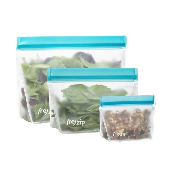 Set di 3 sacchetti per merenda Essential Blue - (re)zip-image-2