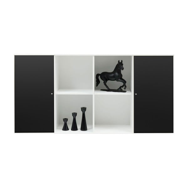 Scrigno da parete in bianco e nero Hammel , 136 x 69 cm Mistral Kubus - Hammel Furniture