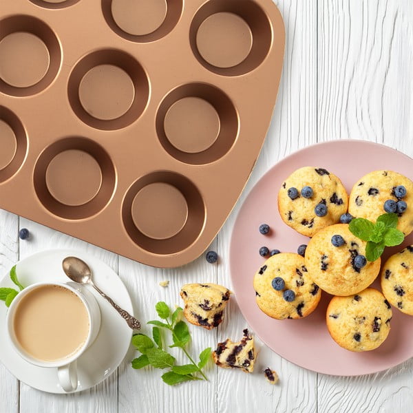 Stampo da forno in metallo per muffin 25,5x36 cm Marissa – Orion-image-1