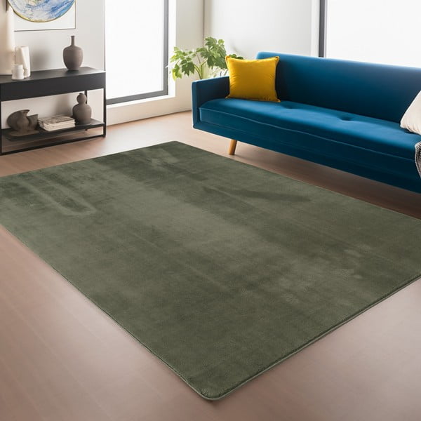 Tappeto color kaki lavabile 140x200 cm Joy 1400 – Ayyildiz Carpets-image-1