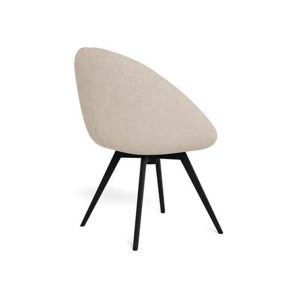 Set di sedie da pranzo beige imbottito girevole 2 pz Tenna – Actona-image-4