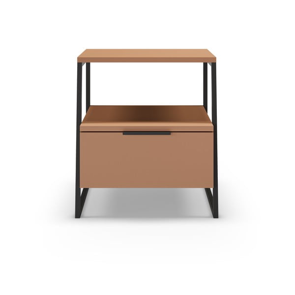 Comodino color mattone Velia - Marckeric-image-2