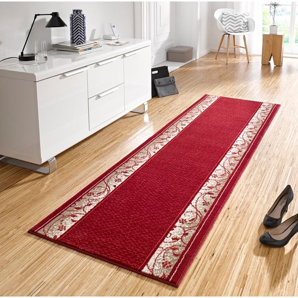 Tappeto Basic Elegance, 80x300 cm, rosso - Hanse Home-image-1