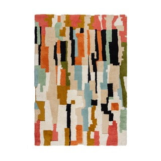 Tappeto in lana tessuto a mano 120x170 cm Zagora Geo Shaggy - Flair Rugs