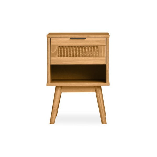 Comodino in legno di pino marrone Asmara - Marckeric