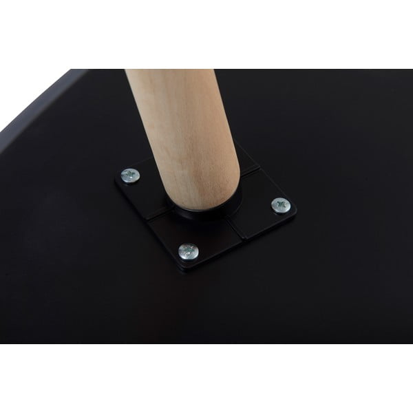 Tavolino nero con gambe in faggio , 116 x 66 cm Fly - Furnhouse-image-4