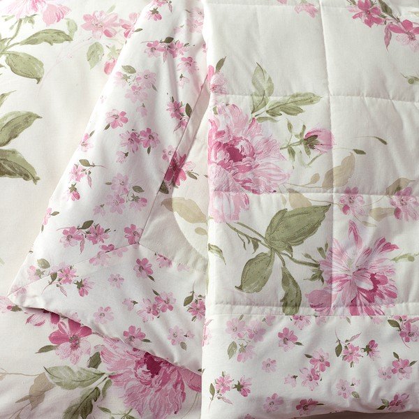 Copriletto con rivestimento trapuntato 220x230 cm Avebury Floral – Catherine Lansfield-image-4