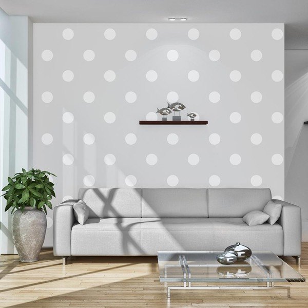 Carta da parati di grande formato, 200 x 140 cm Cheerful Polka Dots - Artgeist-image-1