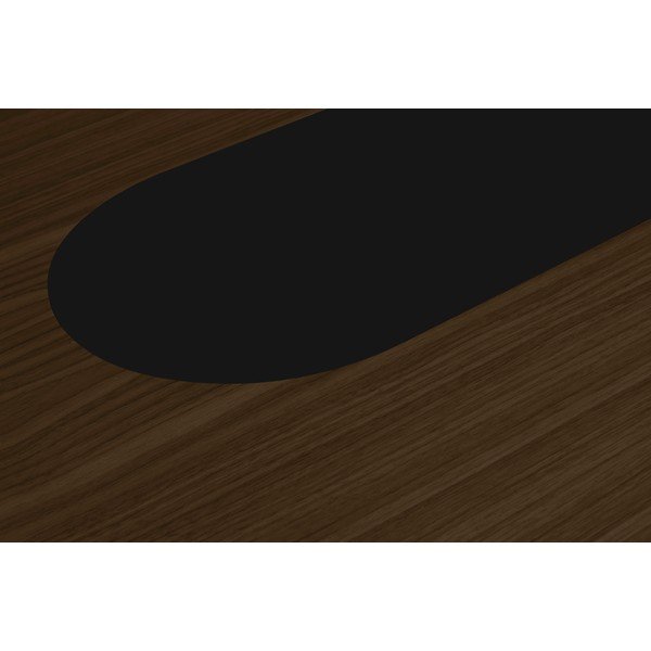 Tavolo da pranzo con piano in legno di noce 180x100 cm Lago - TemaHome-image-1
