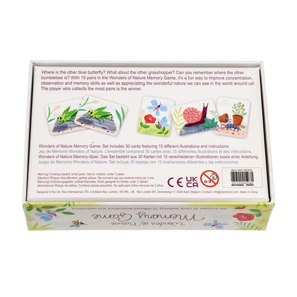 Gioco di società Memory Game Wonders of Nature - Rex London-image-4