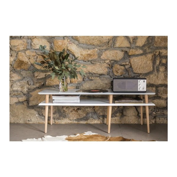 Tavolino bianco Mugo, lunghezza 119 cm - Ragaba-image-2