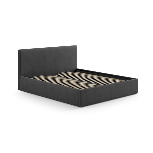 Testiera color antracite in imbottito 190,5x100 cm Remo – Micadoni -image-3