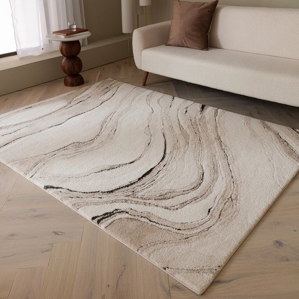 Tappeto beige 160x230 cm Mirage Quartz - Asiatic Carpets-image-1