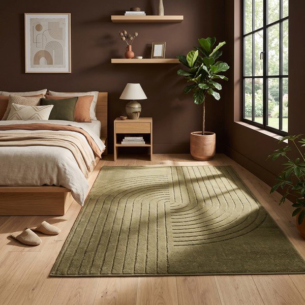 Tappeto verde 200x290 cm Solace – ESTE-image-4