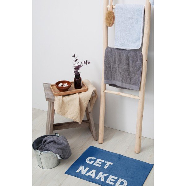 Tappetino da bagno blu 60x40 cm Naked - Really Nice Things-image-1