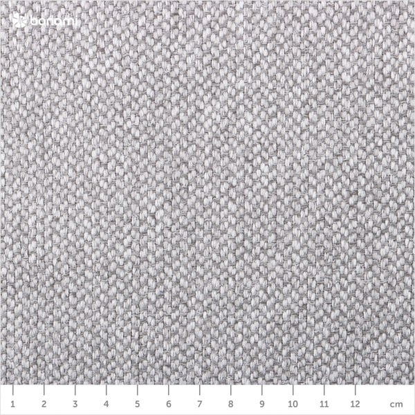 Letto matrimoniale imbottito grigio chiaro con contenitore e rete inclusi 160x200 cm Arendal - Cosmopolitan Design-image-1