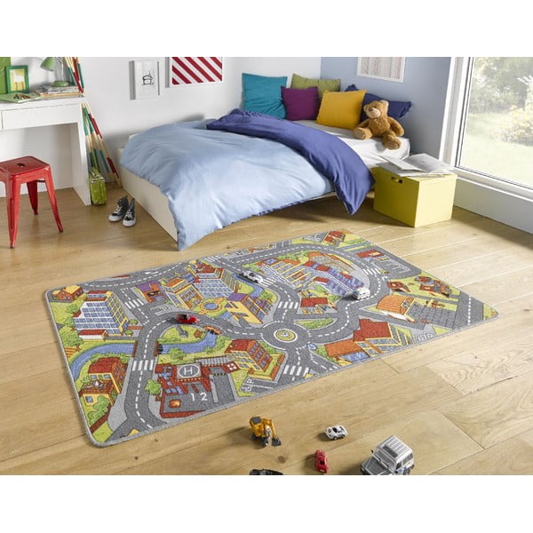 Tappeto da gioco per bambini 90x200 cm Smart City – Hanse Home-image-1