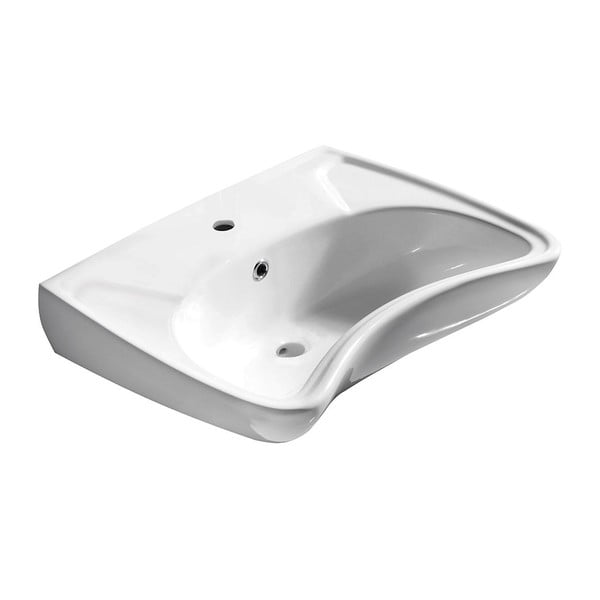 Lavabo bianco in ceramica 59x45,5 cm Handicap – Sapho