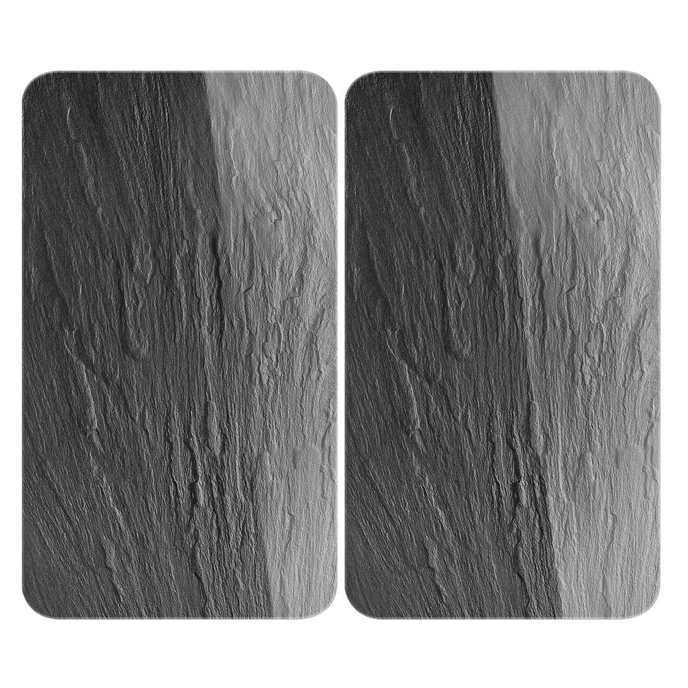 Set di 2 cappe da cucina in vetro con, 52 x 30 cm Slate - Wenko | Coperture per piani cottura