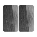 Set di 2 cappe da cucina in vetro con, 52 x 30 cm Slate - Wenko