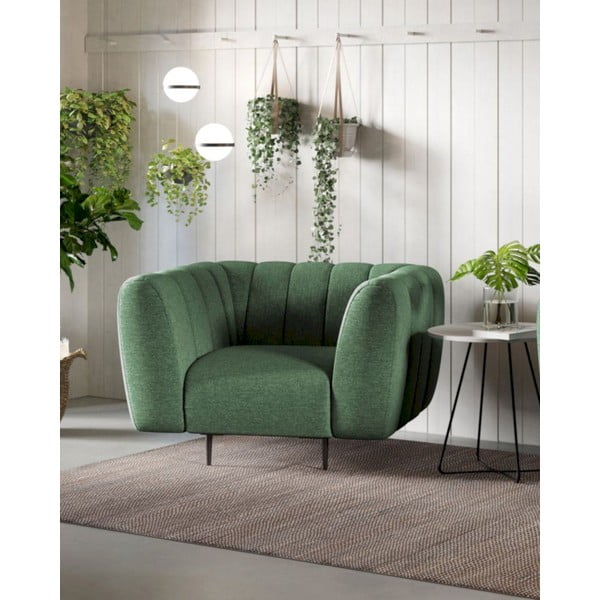 Poltrona in verde scuro Shel – Ghado-image-1