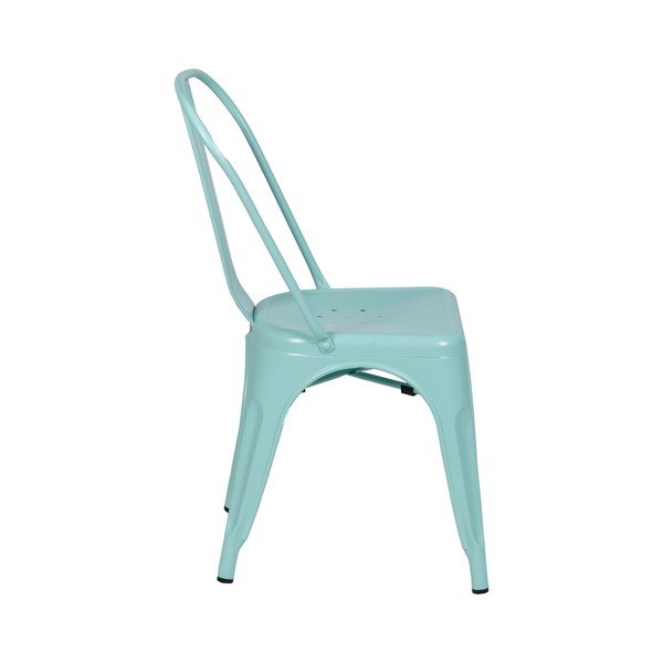 Set di 2 sedie da pranzo turchesi in metallo - Ixia-image-3