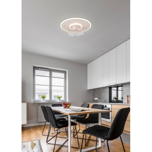 Plafoniera LED bianco opaco Nybro – Trio-image-1