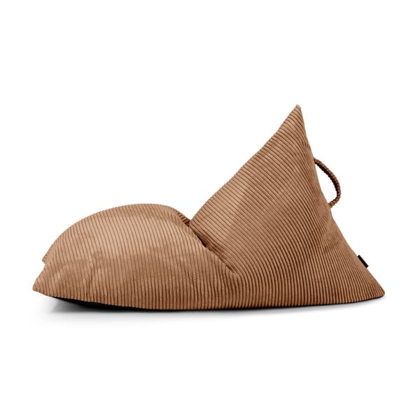 Pouf a sacco per bambini marrone con rivestimento in velluto a coste Razzy – SLOWDOWN