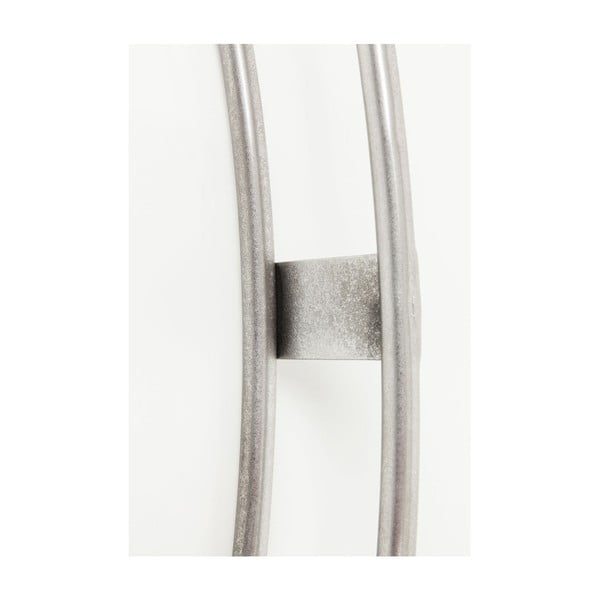 Orologio da parete in argento Clip, diametro 60 cm - Kare Design-image-1