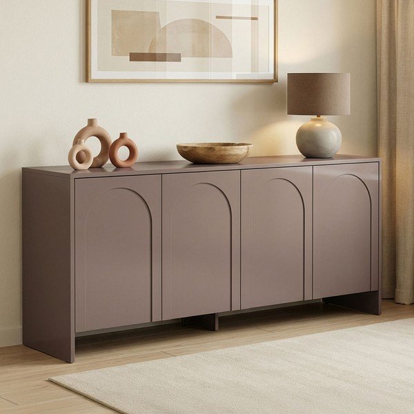 Credenza grigio tortora 180x80x45 cm Arlen  – Kalune Design-image-2