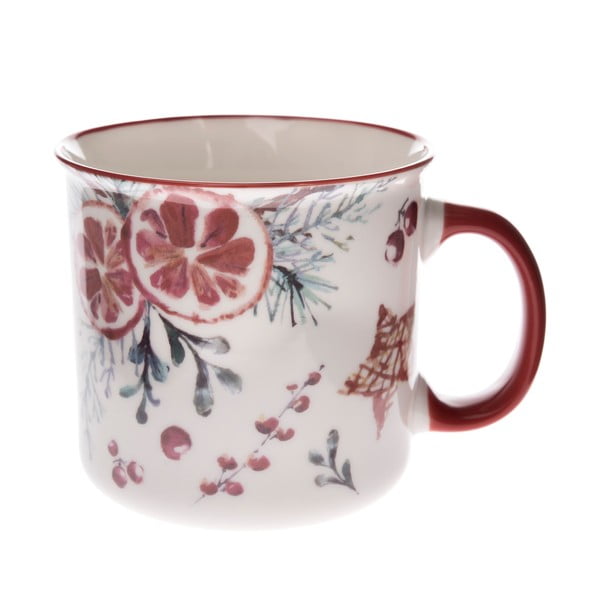 Tazza in porcellana bianca, volume 400 ml - Dakls