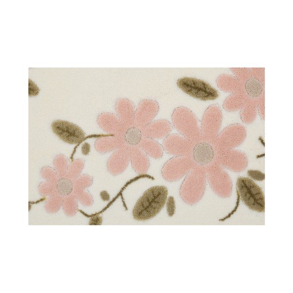 Sada 2 koupelnových předložek Confetti Bathmats Margherita White-image-2