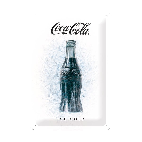 Insegna in metallo 20x30 cm Coca-Cola Ice Cold - Postershop