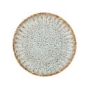 Piatto da portata blu e beige in gres ø 17 cm Fleur – Bloomingville