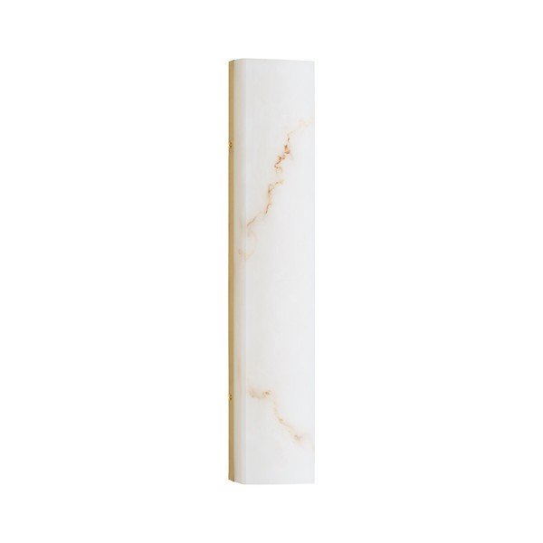 Lampada da parete LED bianca/color ottone con effetto pietra Shado – Nova Luce