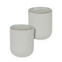 Tazze bianche in set di 2 pezzi in pietra 0,3 l Sand Grain - Mette Ditmer Denmark