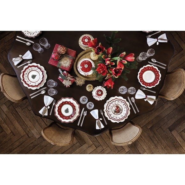 Piatto natalizio in porcellana bianca e rossa, ø 33 cm Toy's Delight - Villeroy&Boch-image-4